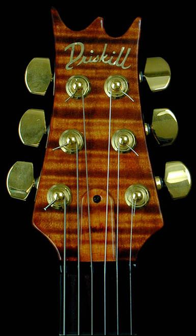 Flame maple headstock veneer