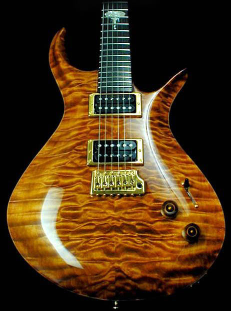 Tiger's eye finished Driskill Diablo at an angle
